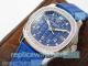 Knockoff Patek Philippe Aquanaut 5067A Diamond Silver Bezel Blue Rubber Strap Watch (9)_th.jpg